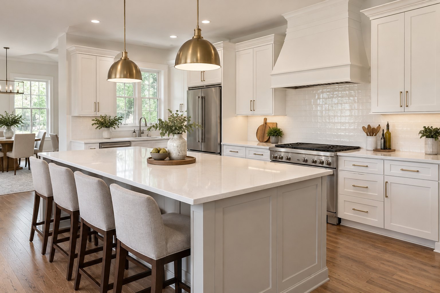 A bright Atlanta kitchen, illustrative